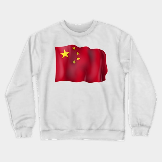 China flag Crewneck Sweatshirt by SerenityByAlex